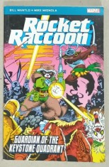 ROCKET RACCOON - GUARDIAN OF THE KEYSTONE QUADRANT by BILL MANTLO and MIKE MIGNOLA , MARVEL POCKET BOOKS , BENZI DESENATE , 2014 foto