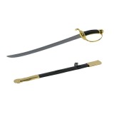 Sabie de Muschetar cu teaca, Plastic, ATU-087723, Oem