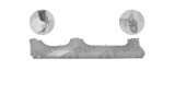 Prag Tesla Model 3, 07.2017-12.2023, montare fata, cover; metal, B-Series