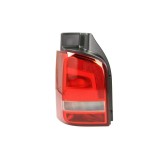 Stop spate lampa VW Transporter Model Caravelle si Multivan (T5), 10.2009-, partea Stanga, rosu-alb, cu suport becuri, Hella