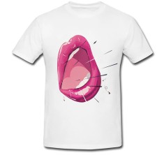 Tricou &amp;quot; Mouth speak &amp;quot; foto