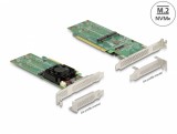 PCI Express la 4 x NVMe M.2 Key M interne LPFF, Delock 90078