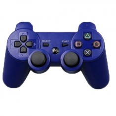 Controller wireless PS3, joystick pentru consola Playstation 3 Sony, albastru foto