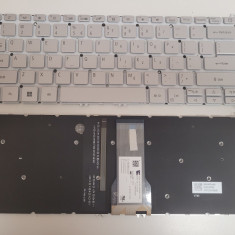 Tastatura Laptop, Acer, Swift 3 SF314-54, SF314-54G, SF314-56, SF314-56G, SF314-41, SF314-41G, SF314-58, SF314-58G, iluminata, argintie, layout US