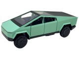 Machet metal Tesla Cybertruck verde 1:32 cu sunete, lumini si resort