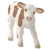 Figurina Schleich Vitel Simmental, 4x8 cm, Jucarie Realista, Colectie Animale Ferma, 3+ ani