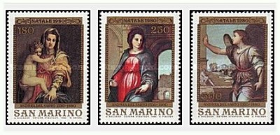 San Marino 1980 - Craciun, serie neuzata foto