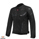 Geaca (jacheta) barbati pentru scuter - motocicleta Racing/Roadster Ixon vara model Striker AIR WP MS culoare: negru Negru XL