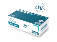 Manusi Nitril Pps, Unica Folosinta, 100 Buc/cutie - Albastre - Marime M foto