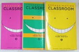 ASSASSINATION CLASSROOM , VOLUMES I - III , story and art by YUSEI MATSUI , 2016 *BENZI DESENATE