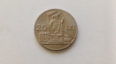 Romania -20 lei 1951-Replica dupa 20 lei 1951 foto