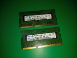 Kit Memorii laptop dual channel DDR3 4Gb 1333Mhz 2x2Gb Samsung PC3-10600S