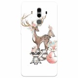 Husa silicon pentru Huawei Mate 10, Foxs And Deer