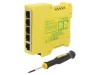 Switch Ethernet BRAINBOXES SW-525 Neadministrabil, 5 Porturi RJ45, 44-57V DC, Sina DIN, IP20