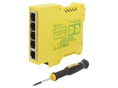 Switch Ethernet 5 porturi, 44-57VDC foto