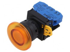 Comutator cu LED de 22mm foto