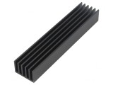 Radiator Extrudat cu Aripioare Negru 100x21x14mm