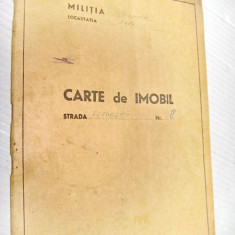 8054- Carte Imobil-Raionul Deta-Militia. Marimi: 30_21 cm, 80 pagini.