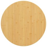 VidaXL Blat de masă, &Oslash;80x2,5 cm, bambus