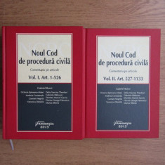 Gabriel Boroi - Noul cod de procedura civila 2 volume (2013, editie cartonata)