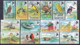 DB1 Fauna Africana Pasari 1981 Lesotho 14 v. MNH, Nestampilat