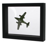 Rama pentru expunere cu efect 3D, Plastic Siliconat Negru - 430 x 234 x 106 mm