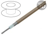 Cablu coaxial RG178 litat CCS FEP maro-transparent 1.8mm