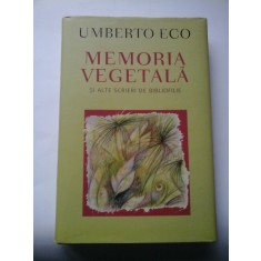 MEMORIA VEGETALA - UMBERTO ECO