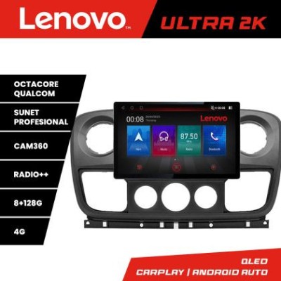 Navigatie Opel Movano, Renault Master 2010-2021 ecran 13&amp;quot; 2K 8+128 Android Waze USB Navigatie 4G 360 Toslink Yo v1 CarStore Technology foto