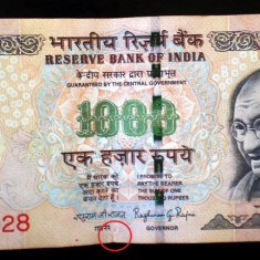 373 INDIA 1000 RUPII RUPEES 2016 SR. 028