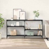 vidaXL Masă de consolă Stejar Negru 150 x 29 x 76,5 cm Lemn compozit 882798
