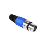 Mufa XLR mama fir albastra