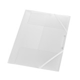 Mapa cu elastic a4 pp 15mm alb translucid