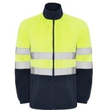 Bluza Polar REFUS galben cu insertii reflectorizante