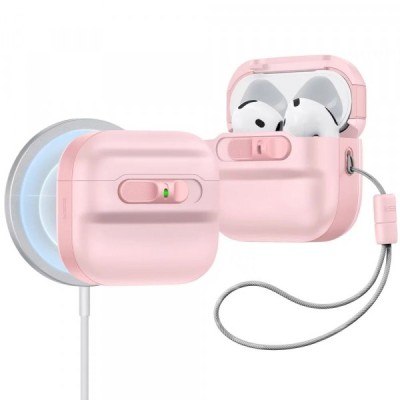 Husa ESR Pulse pentru Apple AirPods 4, Roz foto