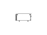 Condensator climatizare Subaru Legacy/Outback, 06.2009, motor 2.0 T, 121 kw; 2.0, 110 kw; 2.5, 127 kw benzina, cutie manuala/automata, full aluminiu