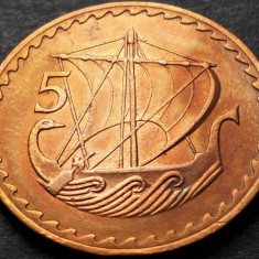 Moneda exotica 5 MILS - CIPRU, anul 1963 * cod 3747 = excelenta