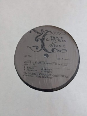 Disc vinil, LP. Symphony 36 In E Flat. Symphony 45 In F Sharp Minor-Joseph Haydn, The Munich Chamber Orches-247490 foto
