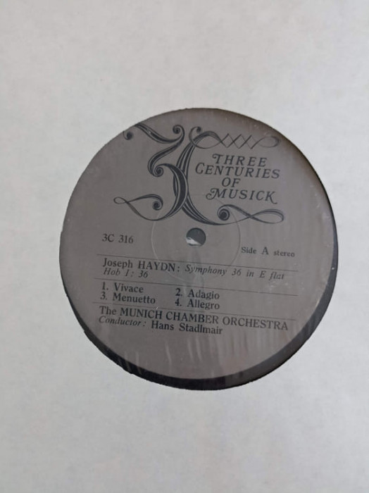 Disc vinil, LP. Symphony 36 In E Flat. Symphony 45 In F Sharp Minor-Joseph Haydn, The Munich Chamber Orches-247490