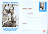 Romania - Intreg postal CP necirculat 2001- Al.Papana,ing.constructor de avioane