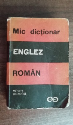 myh 421D - Andrei Bantas - Mic dictionar - Englez - Roman - ed 1971 foto