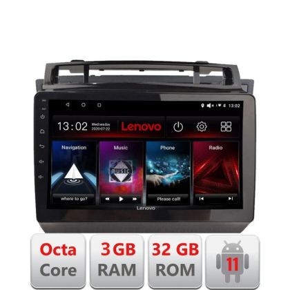 Navigatie VW Touareg 2012-2019 D-1142 Octa Core cu Android Radio Bluetooth Internet GPS WIFI DSP 3+32 GB 4G KIT LENOVO LITE CarStore Technology