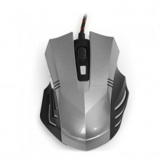 Mouse gaming Omega, 1200-3200 dpi, 6 butoane, senzor optic, Gri/Negru foto