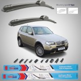 Cumpara ieftin Ștergătoare BMW X3 E83 (2003&ndash;2006) Pre-Facelift | Set Față &ndash; TeamCar&reg;