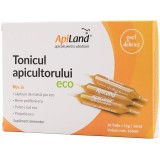 Tonicul Apicultorului - Laptisor de Matca Pur, Miere, Propolis si Polen Ecologic/Bio 10 fiole x 10ml