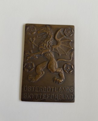 Placa de onoare a voluntarilor suedezi care au luptat in cel deal doilea razboi mondial in Finlanda, atribuita in anul 1943 foto