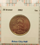Danemarca 20 kroner 2002 - &Aring;rhus City Hall - km 889 - G011