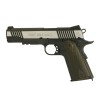 Replica Airsoft Colt M1911 Rail Gun Silver CO2 Cybergun, Full Metal, Blowback, Capacitate 17 bile, 1.1J, Semi-Automat