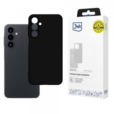 Husa pentru Samsung Galaxy A16 5G A166 / A16 4G A165, 3MK, Silicone, Neagra foto