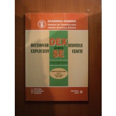 DICTIONAR EXPLICATIV PENTRU STIINTELE EXACTE , ENERGIE NUCLEARA TERMINOLOGIE GENERALA , ROMAN-ENGLEZ-FRANCEZ , Bucuresti 1999